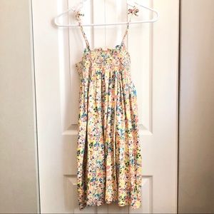 Girls Floral Sundress ZARA Yellow Multicolor Dress